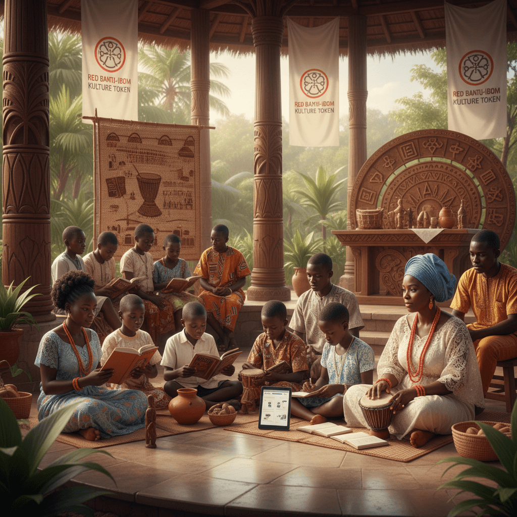 The RED Bantu-iBOM Kulture Token